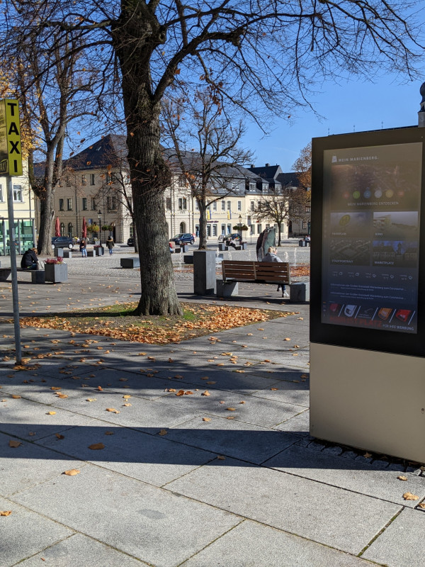 Bedienbarkeit von Infoterminals