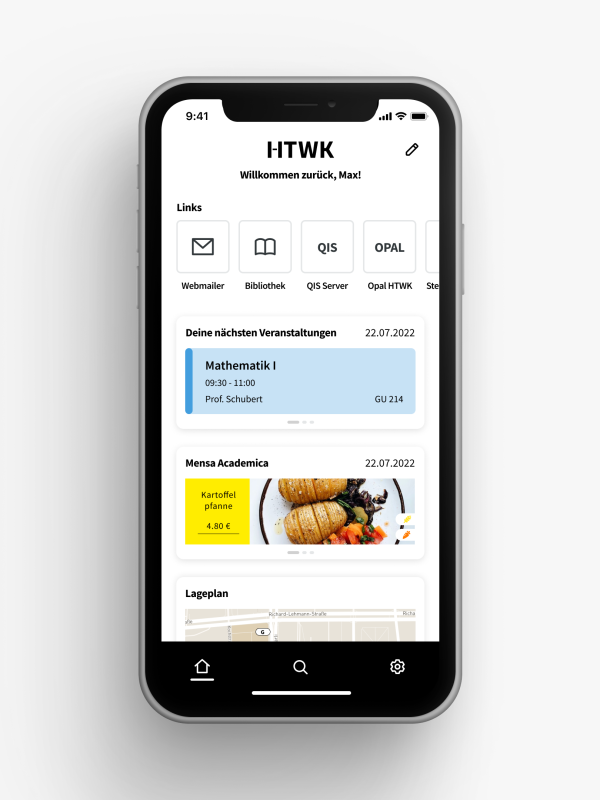 Redesign HTWK-App